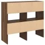 Zapateros 2 uds apilables roble marrón 89,5x30x40 cm by , Dresser Organizers and Bar Hangers - Ref: Foro24-858852, Price: 78,...