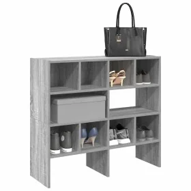 Zapateros 2 uds apilables gris sonoma 89,5x30x40 cm by , Dresser Organizers and Bar Hangers - Ref: Foro24-858850, Price: 78,7...