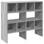 Zapateros 2 uds apilables gris sonoma 89,5x30x40 cm by , Dresser Organizers and Bar Hangers - Ref: Foro24-858850, Price: 78,7...