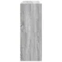 Zapateros 2 uds apilables gris sonoma 89,5x30x40 cm by , Dresser Organizers and Bar Hangers - Ref: Foro24-858850, Price: 78,7...