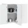 Mueble esquinero cocina Porto madera contrachapada gris cemento by , Kitchen cabinets - Ref: Foro24-854101, Price: 84,74 €, D...