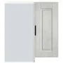 Mueble esquinero cocina Porto madera contrachapada gris cemento by , Kitchen cabinets - Ref: Foro24-854101, Price: 84,74 €, D...