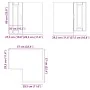 Mueble esquinero cocina Porto madera contrachapada gris cemento by , Kitchen cabinets - Ref: Foro24-854101, Price: 84,74 €, D...
