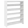 Mueble zapatero madera contrachapada blanco 80x25x100 cm by , Shoe racks and shoe organizers - Ref: Foro24-859896, Price: 72,...