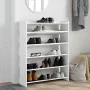 Mueble zapatero madera contrachapada blanco 80x25x100 cm by , Shoe racks and shoe organizers - Ref: Foro24-859896, Price: 72,...