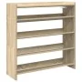 Mueble zapatero madera contrachapada roble sonoma 80x25x81 cm von , Schuhregale und Schuhorganisatoren - Ref: Foro24-859907, ...
