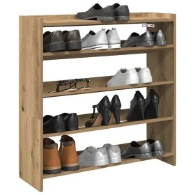 Zapatero artesanal de madera contrachapada 80x25x81 cm by , Shoe racks and shoe organizers - Ref: Foro24-859913, Price: 75,08...