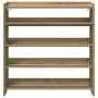 Zapatero artesanal de madera contrachapada 80x25x81 cm von , Schuhregale und Schuhorganisatoren - Ref: Foro24-859913, Preis: ...