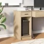 Torre de ordenador con cajón roble sonoma 35x45x77 cm by , Desks - Ref: Foro24-858742, Price: 57,66 €, Discount: %