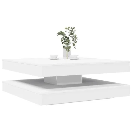 Mesa de centro giratoria 360 grados blanco 90x90x34,5 cm by , Coffee table - Ref: Foro24-3321351, Price: 128,78 €, Discount: %