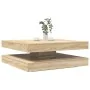 Mesa de centro giratoria 360 grados roble sonoma 90x90x34,5 cm de , Mesas de centro - Ref: Foro24-3321353, Precio: 142,02 €, ...