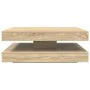 Mesa de centro giratoria 360 grados roble sonoma 90x90x34,5 cm de , Mesas de centro - Ref: Foro24-3321353, Precio: 142,02 €, ...