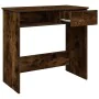 Escritorio de madera contrachapada roble ahumado 80x40x75 cm von , Schreibtische - Ref: Foro24-860476, Preis: 62,34 €, Rabatt: %