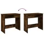 Escritorio de madera contrachapada roble ahumado 80x40x75 cm von , Schreibtische - Ref: Foro24-860476, Preis: 62,34 €, Rabatt: %