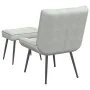 Sillón de relax con reposapiés terciopelo gris claro von , Stühle - Ref: Foro24-4012327, Preis: 89,54 €, Rabatt: %