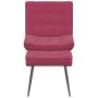 Sillón de relax con reposapiés terciopelo rojo tinto by , Chairs - Ref: Foro24-4012331, Price: 88,90 €, Discount: %