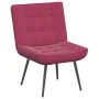 Sillón de relax con reposapiés terciopelo rojo tinto by , Chairs - Ref: Foro24-4012331, Price: 88,90 €, Discount: %