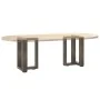 Patas de mesa centro forma T 2uds acero natural 38x25x(42-43)cm de , Patas para mesas - Ref: Foro24-4013027, Precio: 79,59 €,...