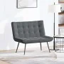 Banco de terciopelo gris oscuro 110x74x84 cm by , Banks - Ref: Foro24-4012338, Price: 203,53 €, Discount: %