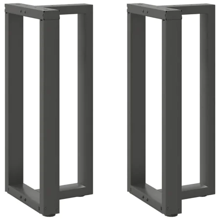 Patas de mesa bar forma T 2 uds acero antracita 50x35x(90-91)cm by , Table legs - Ref: Foro24-4013078, Price: 129,12 €, Disco...