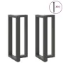 Patas de mesa bar forma T 2 uds acero antracita 50x35x(90-91)cm by , Table legs - Ref: Foro24-4013078, Price: 129,12 €, Disco...