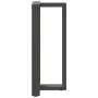 Patas de mesa bar forma T 2 uds acero antracita 50x35x(90-91)cm by , Table legs - Ref: Foro24-4013078, Price: 129,12 €, Disco...