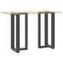 Patas de mesa bar forma T 2 uds acero antracita 50x35x(90-91)cm by , Table legs - Ref: Foro24-4013078, Price: 129,12 €, Disco...