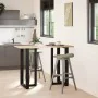 Patas de mesa bar forma T 2 uds acero negro 60x35x(100-101) cm by , Table legs - Ref: Foro24-4013092, Price: 168,92 €, Discou...