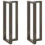Patas mesa bar forma T 2 uds acero natural 40x35x(110-111) cm von , Tischbeine - Ref: Foro24-4013099, Preis: 145,35 €, Rabatt: %