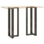 Patas mesa bar forma T 2 uds acero natural 40x35x(110-111) cm von , Tischbeine - Ref: Foro24-4013099, Preis: 145,35 €, Rabatt: %