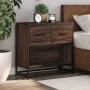 Mesilla de noche roble marrón 60x31x60 cm madera contrachapada by , Nightstands - Ref: Foro24-848698, Price: 66,09 €, Discoun...