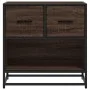 Mesilla de noche roble marrón 60x31x60 cm madera contrachapada by , Nightstands - Ref: Foro24-848698, Price: 66,09 €, Discoun...
