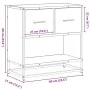 Mesilla de noche roble marrón 60x31x60 cm madera contrachapada by , Nightstands - Ref: Foro24-848698, Price: 66,09 €, Discoun...