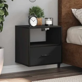Mesitas de noche de pared 2 unidades negra 40x31x39,5 cm von , Nachttische - Ref: Foro24-848735, Preis: 69,28 €, Rabatt: %
