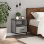 Mesita de noche de pared gris sonoma 40x31x39,5 cm de , Mesitas de noche - Ref: Foro24-848740, Precio: 42,01 €, Descuento: %