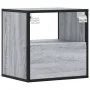 Mesita de noche de pared gris sonoma 40x31x39,5 cm de , Mesitas de noche - Ref: Foro24-848740, Precio: 42,01 €, Descuento: %