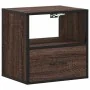 Mesita de noche de pared color roble marrón 40x31x39,5 cm de , Mesitas de noche - Ref: Foro24-848742, Precio: 42,01 €, Descue...