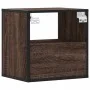 Mesita de noche de pared color roble marrón 40x31x39,5 cm de , Mesitas de noche - Ref: Foro24-848742, Precio: 42,01 €, Descue...