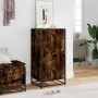 Zapatero madera contrachapada roble ahumado 48x38x97,5 cm de , Zapateros y organizadores de calzado - Ref: Foro24-849201, Pre...
