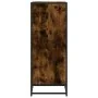 Zapatero madera contrachapada roble ahumado 48x38x97,5 cm de , Zapateros y organizadores de calzado - Ref: Foro24-849201, Pre...