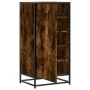 Zapatero madera contrachapada roble ahumado 48x38x97,5 cm de , Zapateros y organizadores de calzado - Ref: Foro24-849201, Pre...
