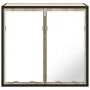 Armario con espejo de baño madera roble sonoma 65x20x60 cm von , Badezimmerwaschtische - Ref: Foro24-849255, Preis: 84,53 €, ...