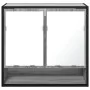 Armario con espejo de baño madera gris sonoma 65x20x60 cm de , Tocadores de baño - Ref: Foro24-849262, Precio: 85,95 €, Descu...