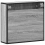 Armario con espejo de baño madera gris sonoma 65x20x60 cm de , Tocadores de baño - Ref: Foro24-849262, Precio: 85,95 €, Descu...