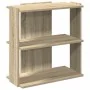 Librería 3 estantes madera ingeniería roble Sonoma 60x30x60 cm by , Bookcases and shelves - Ref: Foro24-860249, Price: 39,06 ...