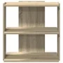Librería 3 estantes madera ingeniería roble Sonoma 60x30x60 cm by , Bookcases and shelves - Ref: Foro24-860249, Price: 39,06 ...