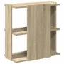 Librería 3 estantes madera ingeniería roble Sonoma 60x30x60 cm by , Bookcases and shelves - Ref: Foro24-860249, Price: 39,06 ...
