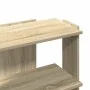 Librería 3 estantes madera ingeniería roble Sonoma 60x30x60 cm by , Bookcases and shelves - Ref: Foro24-860249, Price: 39,06 ...