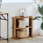 Librería 3 niveles madera ingeniería madera vieja 60x30x60 cm von , Bücherregale und Regale - Ref: Foro24-860254, Preis: 38,5...
