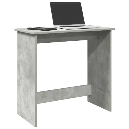 Escritorio de madera contrachapada gris hormigón 80x40x75 cm de , Escritorios - Ref: Foro24-860457, Precio: 42,64 €, Descuent...